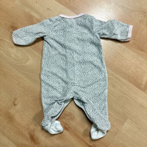 Carters 3-Piece Baby Girl Footie Pajamas Bundle Size Newborn - Picture 4 of 11